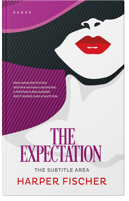 Front view of Premade Teen & Young Adult Book Cover - Black Bean