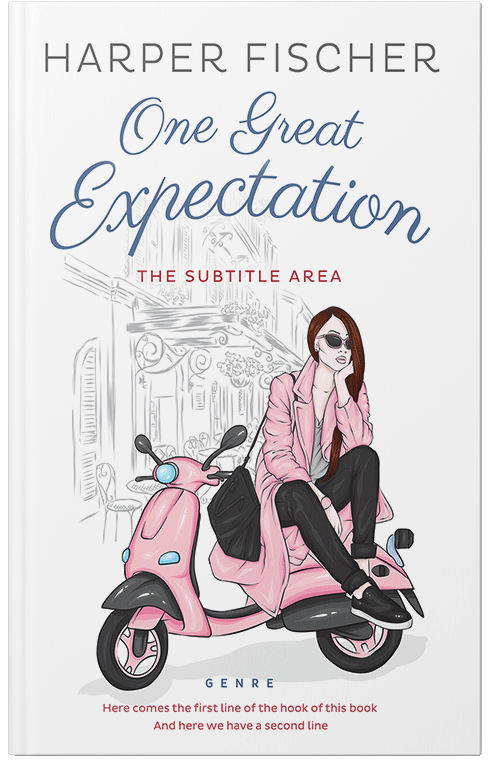 Front view of Premade Chick Lit Book Cover - Twilight