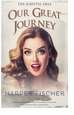 Pre Made Book Cover Pearl Bush