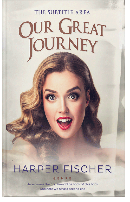 Front view of Premade Chick Lit Book Cover - Pearl Bush