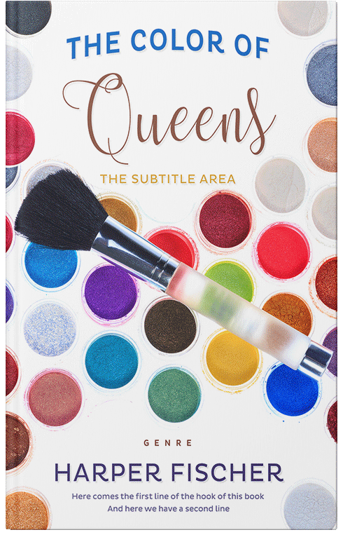 Front view of Premade Chick Lit Book Cover - Bon Jour