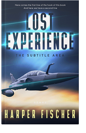 Pre Made Book Cover Stark White