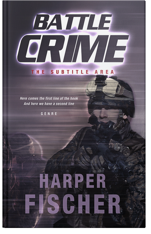 Front view of Premade Action & Adventure Book Cover - Baltic Sea