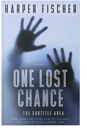 Pre Made Book Cover Periwinkle Gray