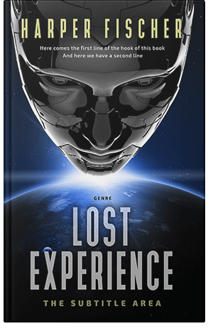 Premade Book Cover Silver Sand