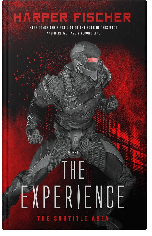 Front view of Premade Science Fiction Book Cover - Cocoa Brown