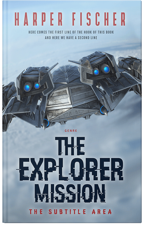 Front view of Premade Science Fiction Book Cover - Pigeon Post