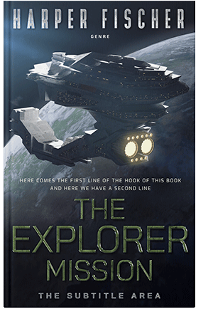 Pre Made Book Cover Mirage