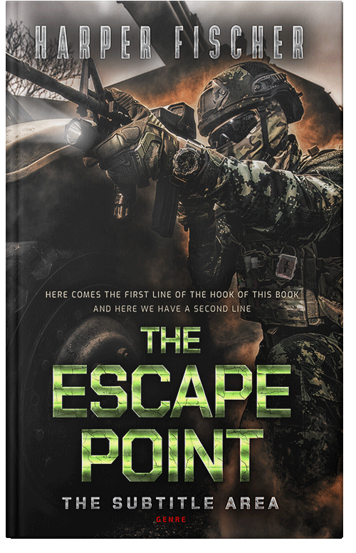 Front view of Premade Mystery & Thriller & Suspense Book Cover - Cod Gray