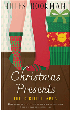 Pre Made Book Cover Metallic Bronze