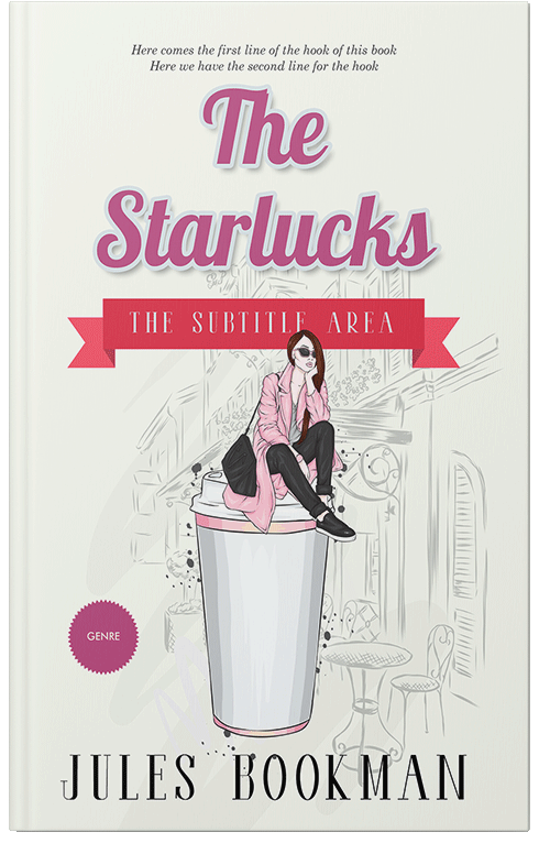 Front view of Premade Chick Lit Book Cover - Snow Drift