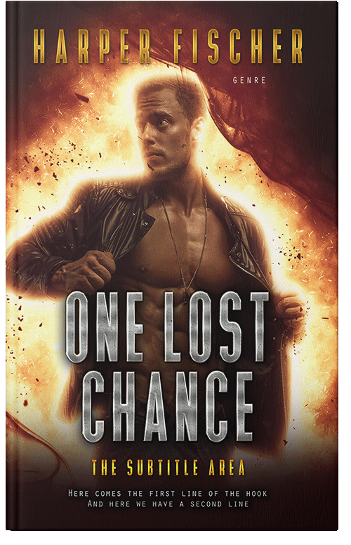 Front view of Premade Erotica Book Cover - Chalky