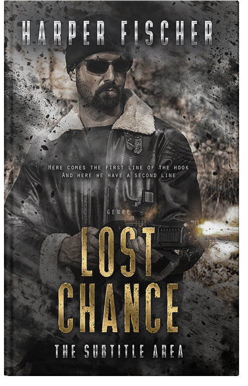 Front view of Premade Mystery & Thriller & Suspense Book Cover - Dune