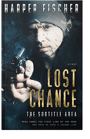 Pre Made Book Cover Soft Amber