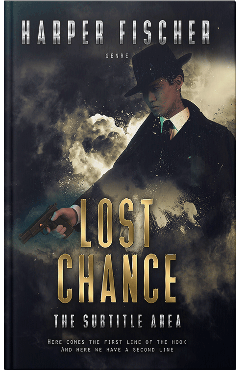 Front view of Premade Mystery & Thriller & Suspense Book Cover - Indian Khaki