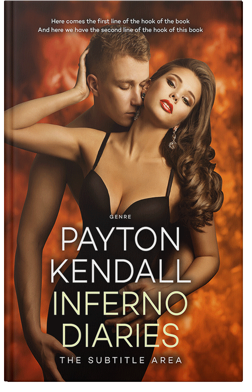 Front view of Premade Erotica Book Cover - Graphite