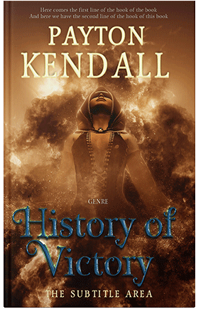 Pre Made Book Cover Sepia