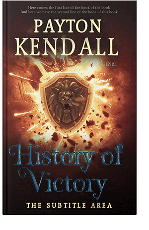 Pre Made Book Cover Harvest Gold