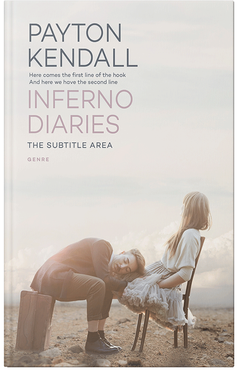 Front view of Premade Romance Book Cover - Pampas