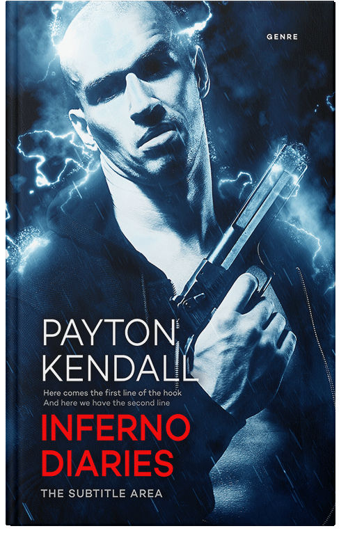 Front view of Premade Mystery & Thriller & Suspense Book Cover - Gray Suit