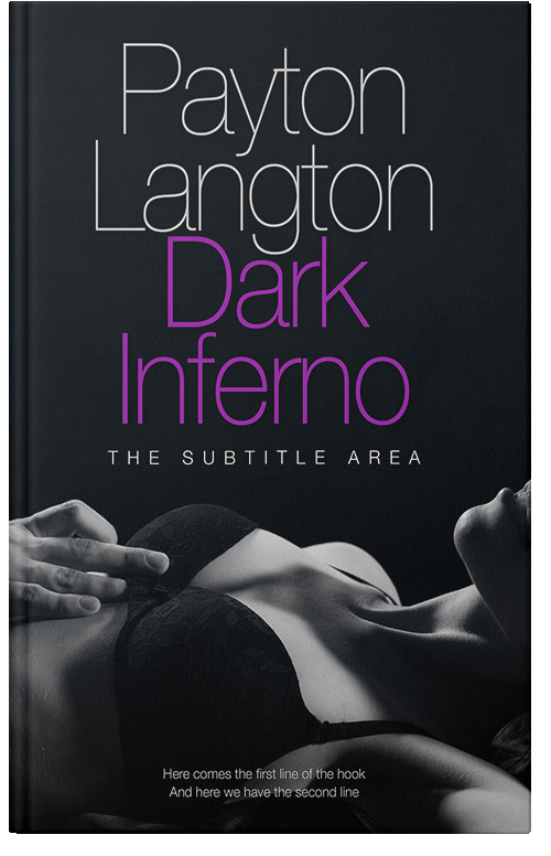 Front view of Premade Erotica Book Cover - Ebony