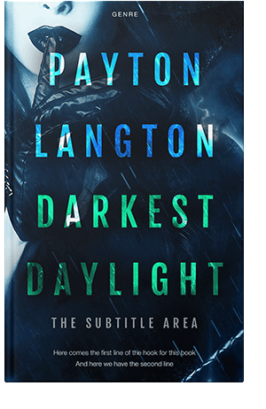 Pre Made Book Cover Black Pearl