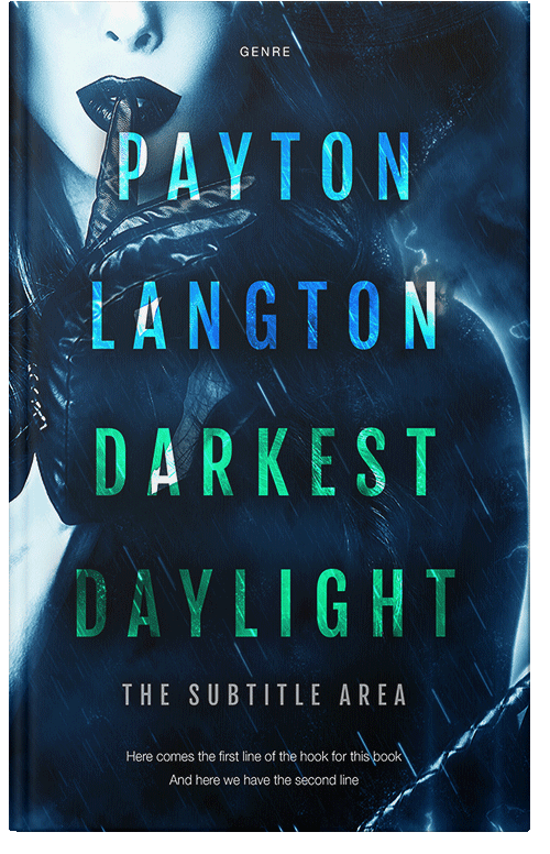 Front view of Premade Erotica Book Cover - Black Pearl