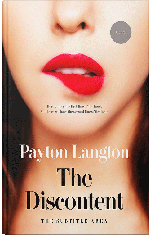 Front view of Premade Chick Lit Book Cover - Givry