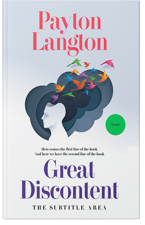 Front view of Premade Self-Improvement & Self-Help Book Cover - San Juan