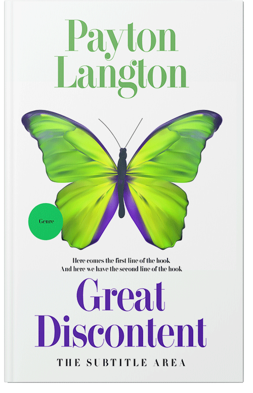 Front view of Premade Self-Improvement & Self-Help Book Cover - Atlantis