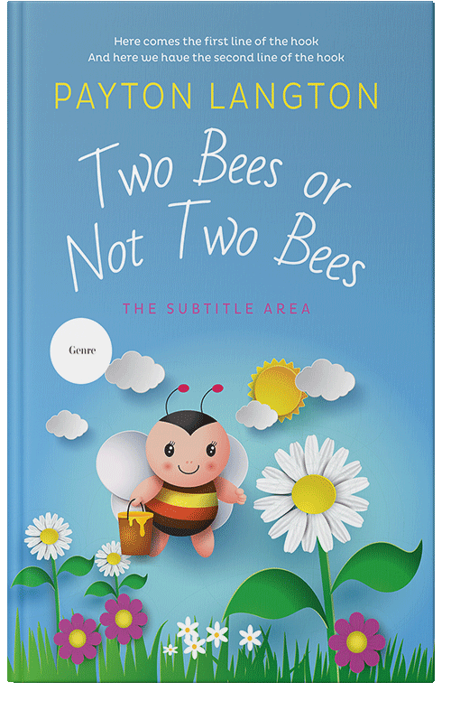 Front view of Premade Nature Book Cover - Danube