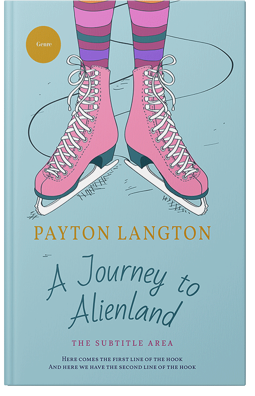 Front view of Premade Chick Lit Book Cover - Casper