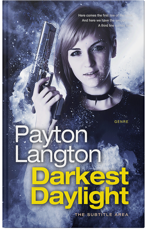 Front view of Premade Mystery & Thriller & Suspense Book Cover - Ebony Clay