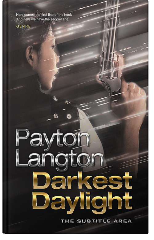 Front view of Premade Mystery & Thriller & Suspense Book Cover - Cocoa Brown