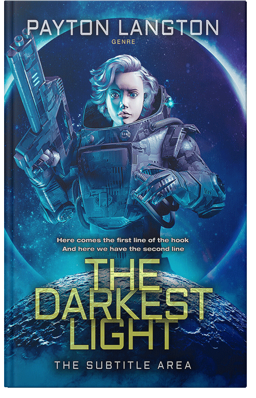 Front view of Premade Science Fiction Book Cover - Madison