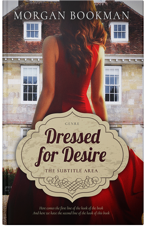 Front view of Premade Romance Book Cover - Coffee Bean