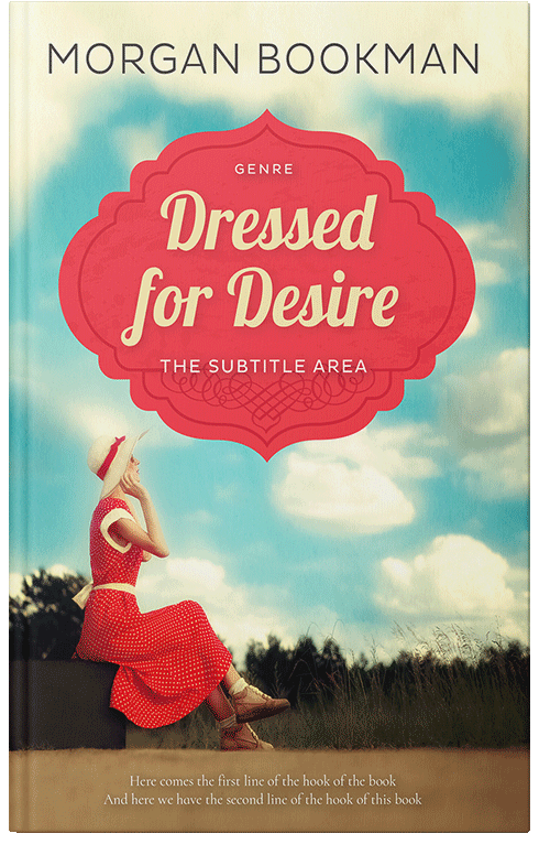 Front view of Premade Chick Lit Book Cover - Surf Crest