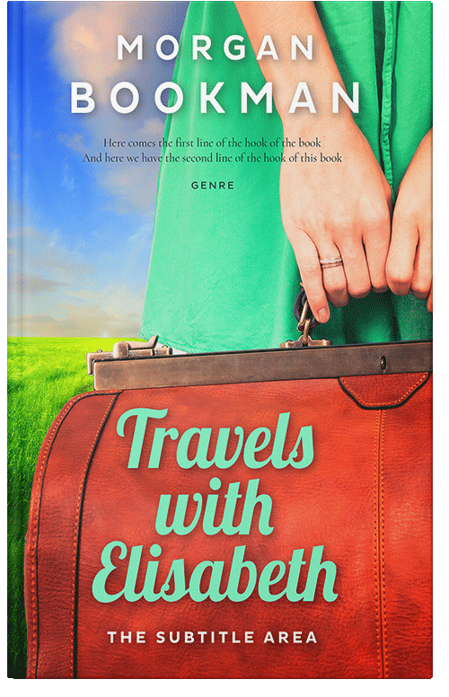 Front view of Premade Travel Book Cover - Gum Leaf