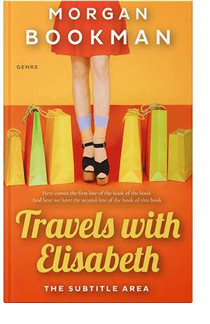 Pre Made Book Cover Carrot Orange