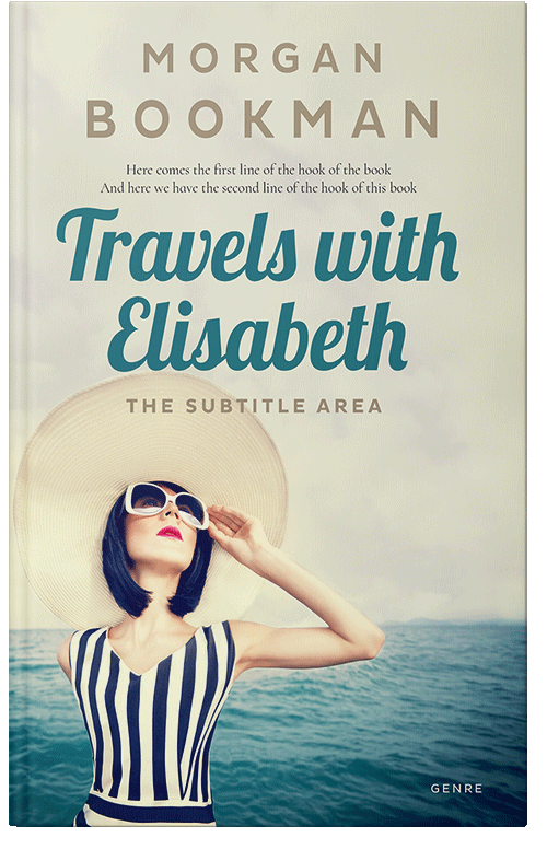 Front view of Premade Romance Book Cover - Satin Linen