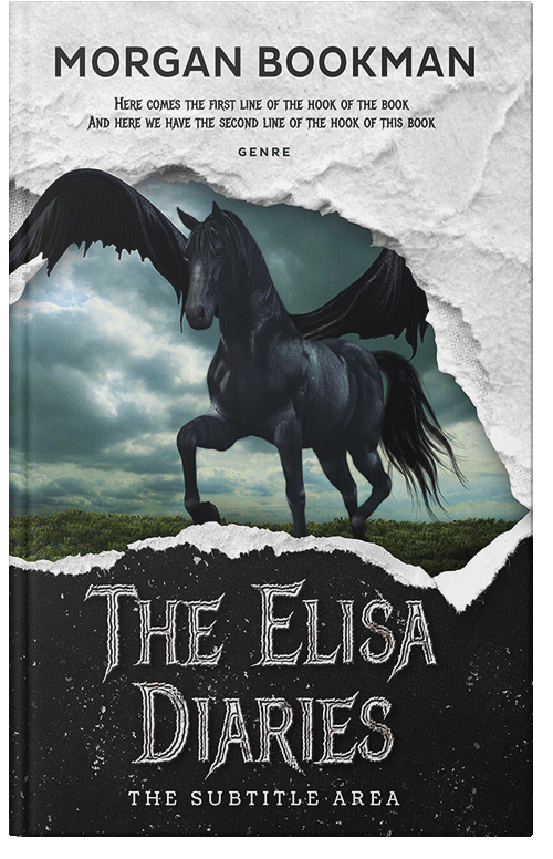 Front view of Premade Fantasy Book Cover - Outer Space