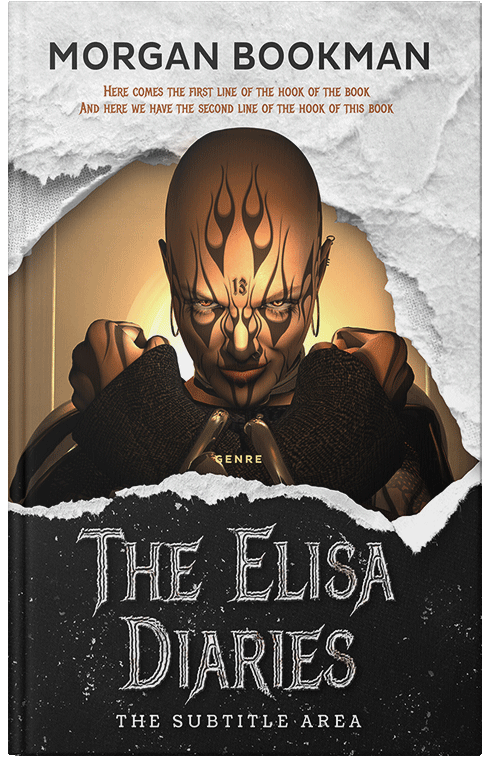 Front view of Premade Fantasy Book Cover - Zeus