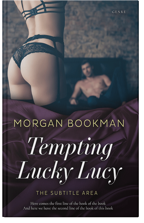 Front view of Premade Erotica Book Cover - Charade