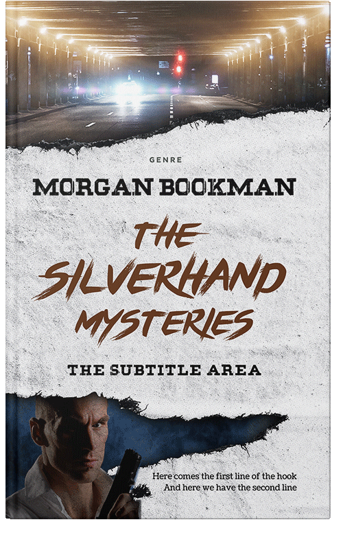 Front view of Premade Action & Adventure Book Cover - Thunder