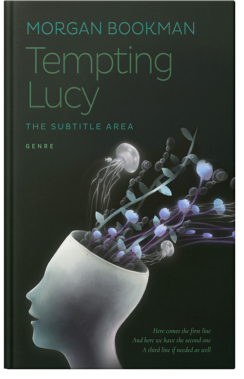 Front view of Premade Fantasy Book Cover - Log Cabin