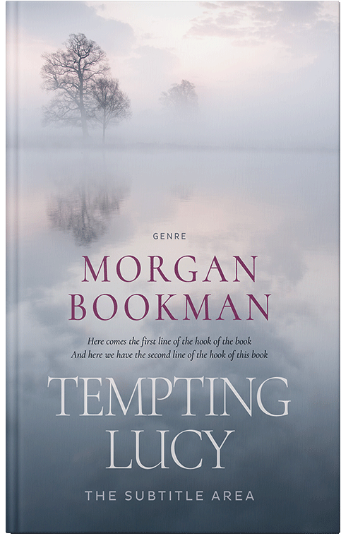 Front view of Premade Nature Book Cover - Ghost