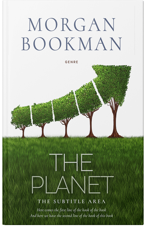 Front view of Premade Business Book Cover - Clover