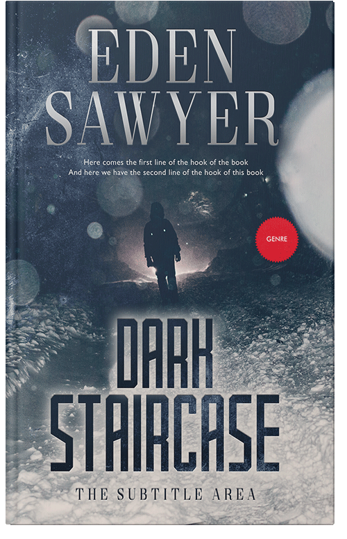 Front view of Premade Mystery & Thriller & Suspense Book Cover - Silver Rust