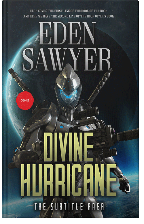 Front view of Premade Science Fiction Book Cover - Indian Khaki