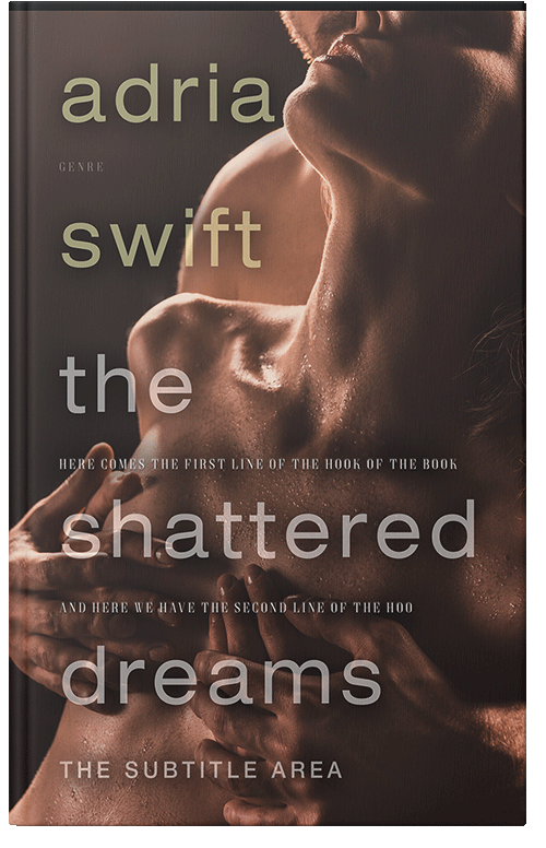 Front view of Premade Erotica Book Cover - English Walnut